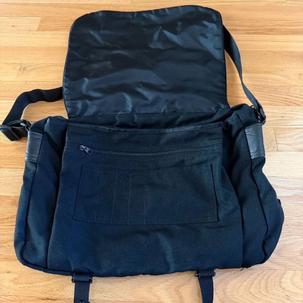 Eddie Bauer Black Messenger Bag
